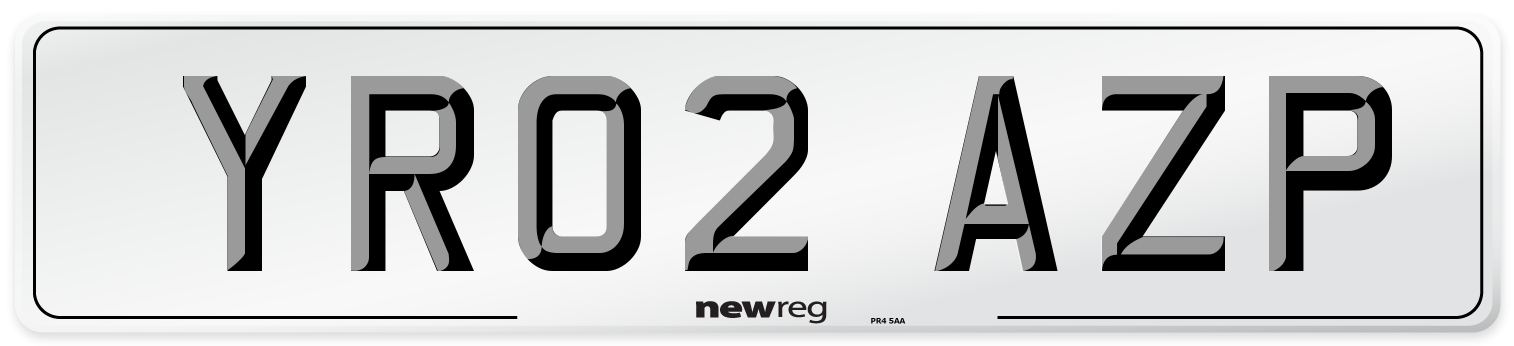 YR02 AZP Number Plate from New Reg